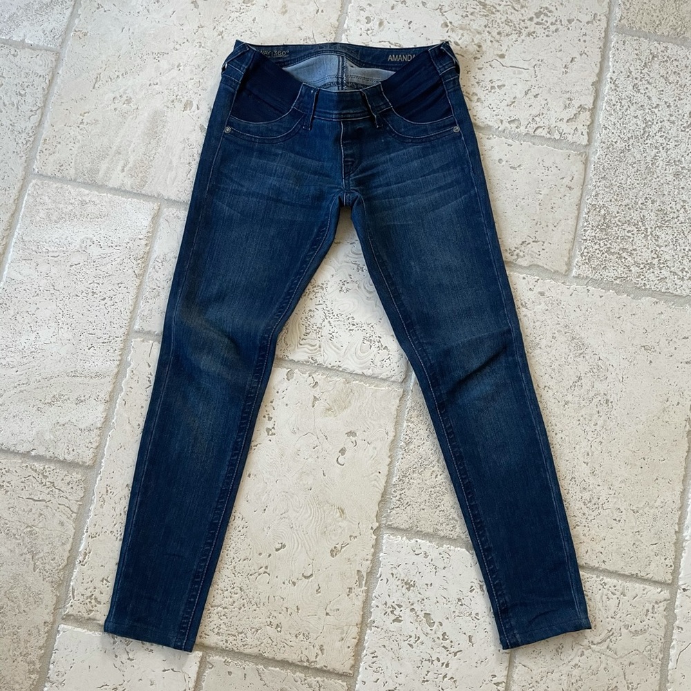 DL 1961 skinny maternity jeans size 25